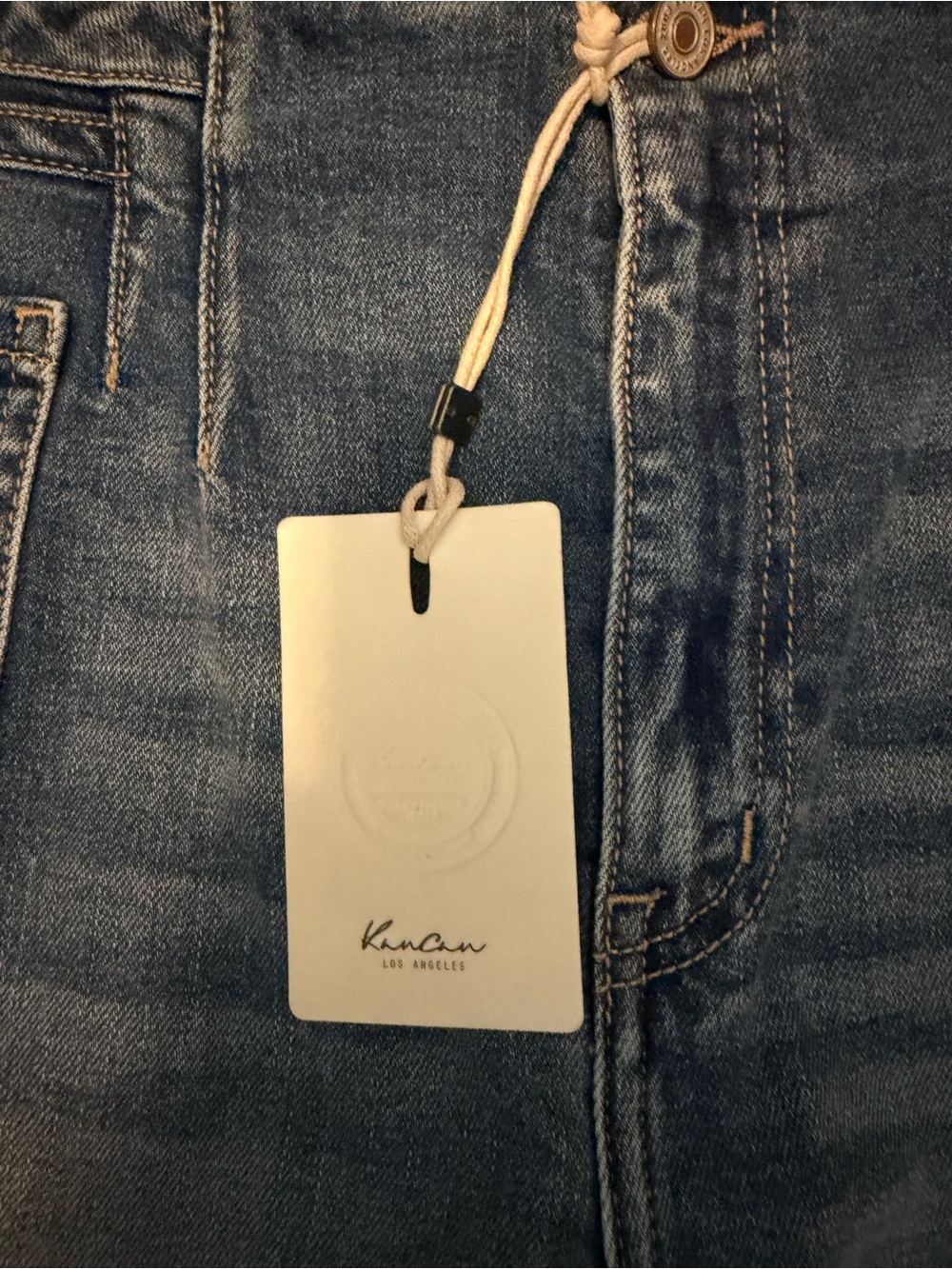KanCan Denicee High Rise Bootcut Jeans Medium Wash Stretch Fit Size 15/31 NWT - Picture 7 of 16